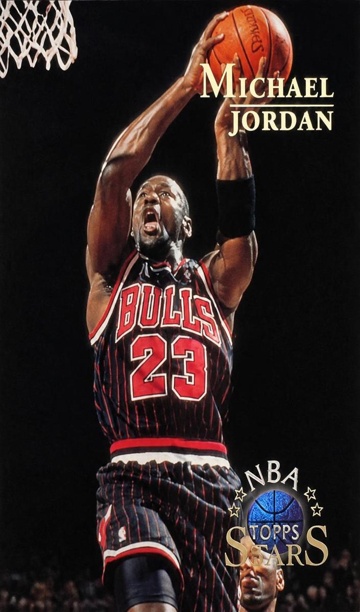 1996 Topps MEMBERS ONLY #24 Michael Jordan front