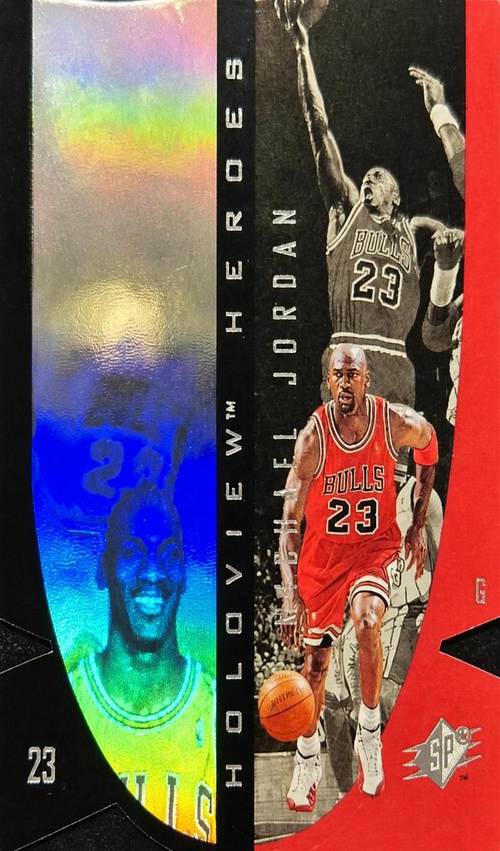 1997 SPx   HOLOVIEW HEROES #H1 Michael Jordan front