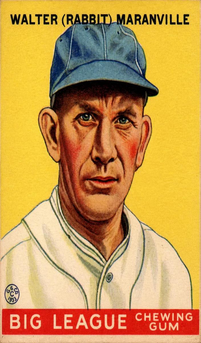 1933 Walter Maranville #117
