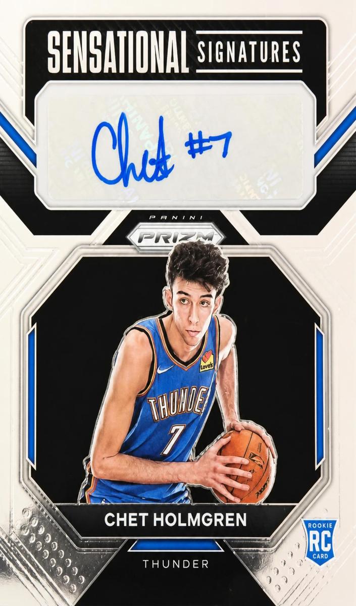 2022 Panini Prizm SENSATIONAL SIGNATURES #SSCH Chet Holmgren front