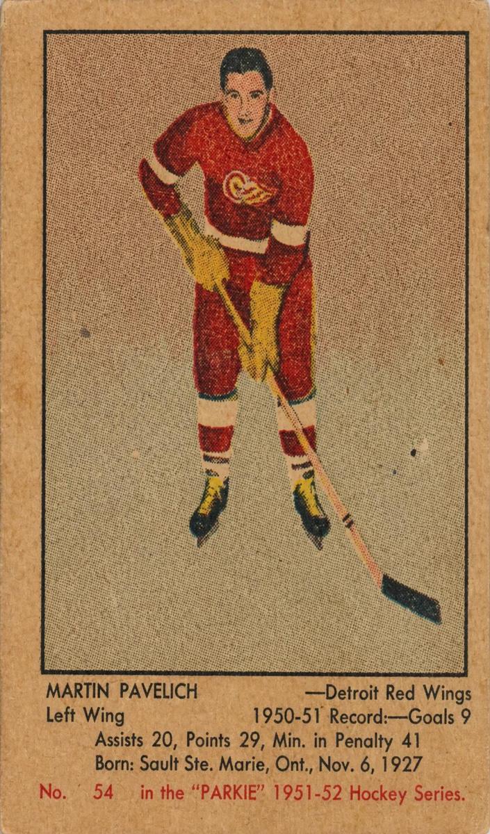 1951 Marty Pavelich #54