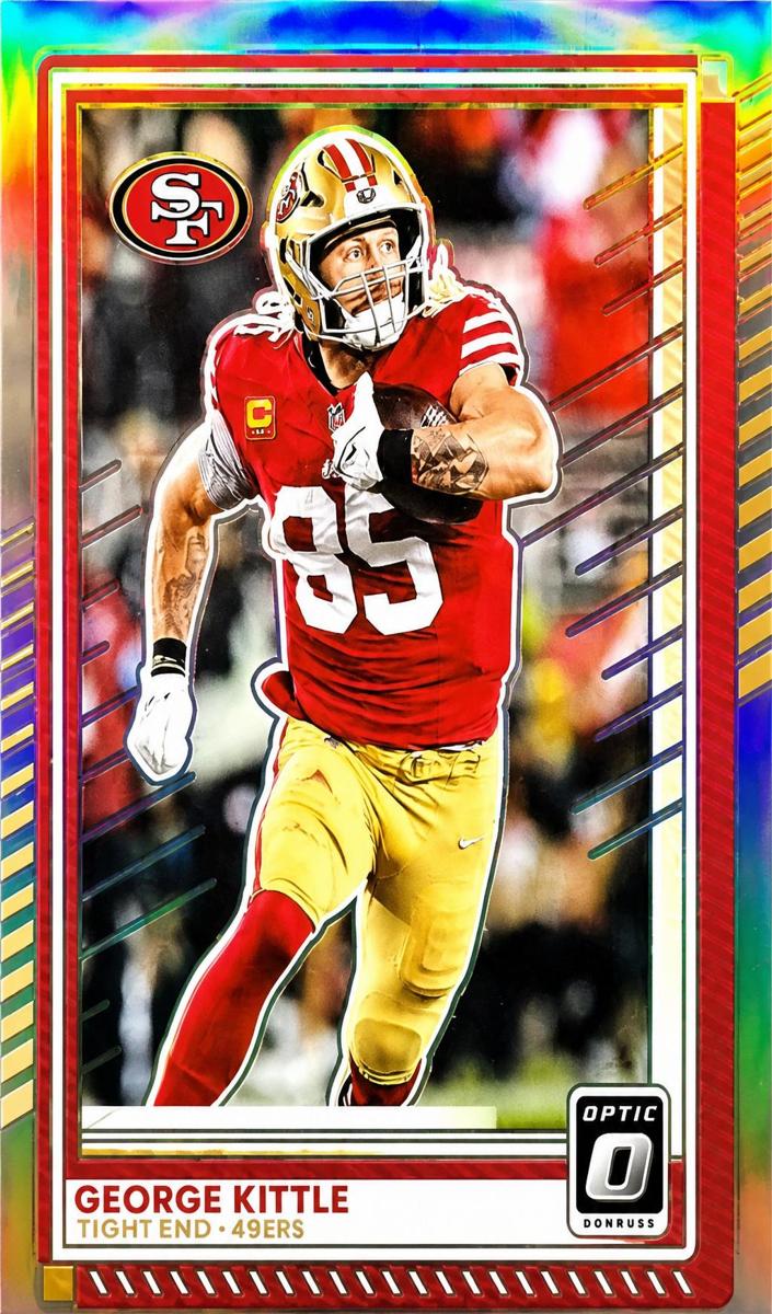 George Kittle 2025 Donruss Optic Football card
