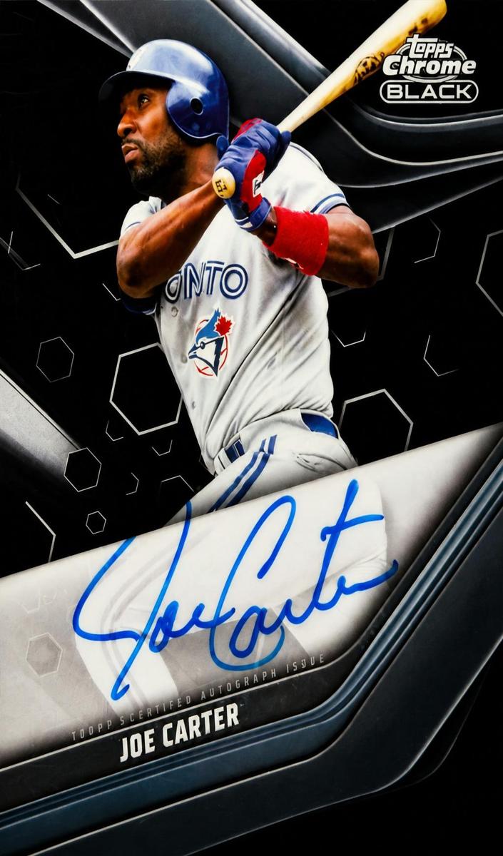 2023 Topps Chrome Black Joe Carter #CBA-JCA card
