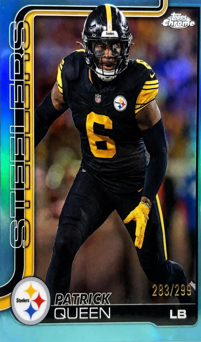 Patrick Queen 2025 Topps Chrome Football card