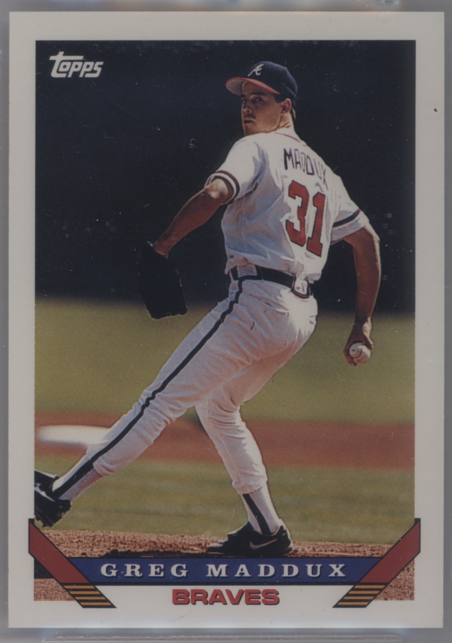 1993 Topps Traded Greg Maddux #54T card