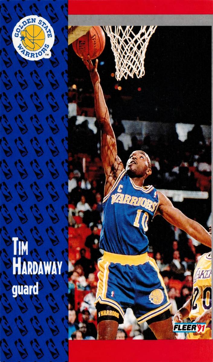 1991 Fleer Tim Hardaway #65 card