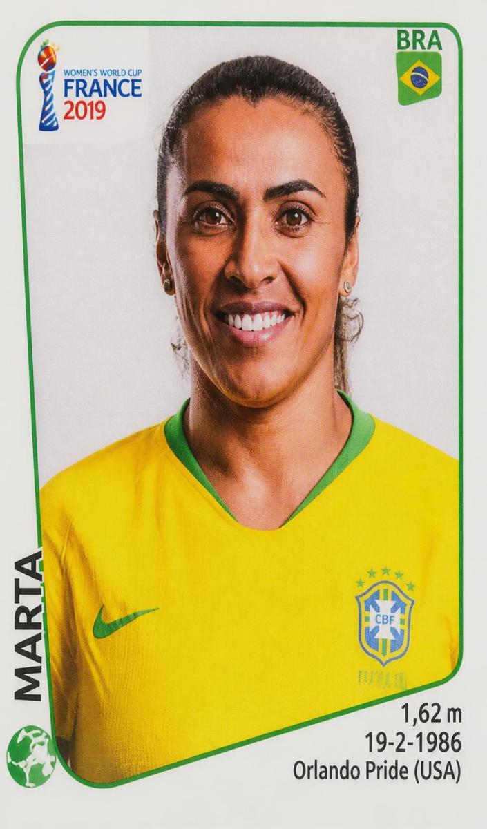 2011 Panini Women's World Cup Stickers Marta #272 card