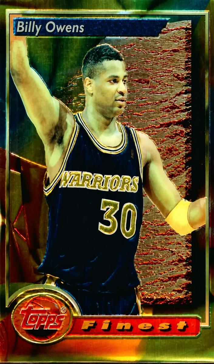 1993 Topps Finest Billy Owens #65 card