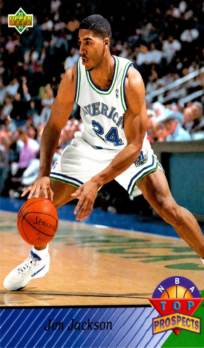 1992 Upper Deck Jim Jackson #458 card