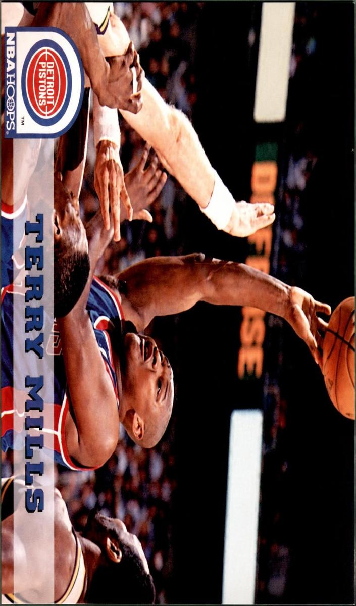 1993 Hoops Terry Mills #63 card