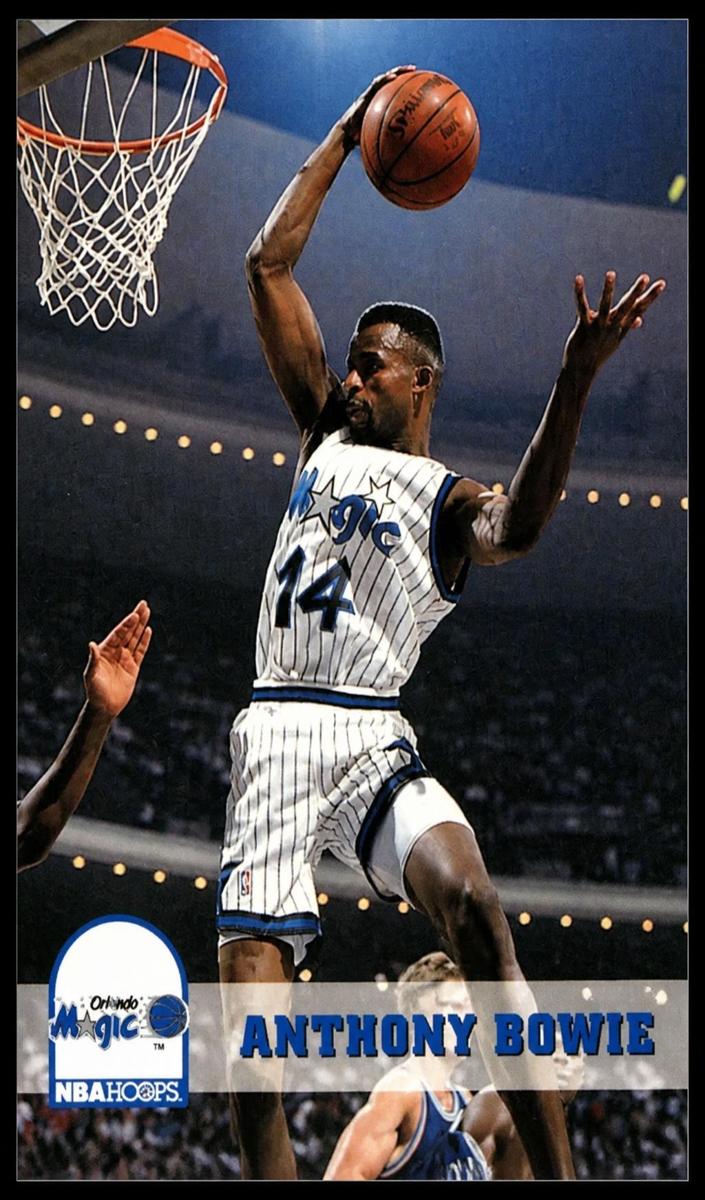 1993 Hoops Anthony Bowie #153 card