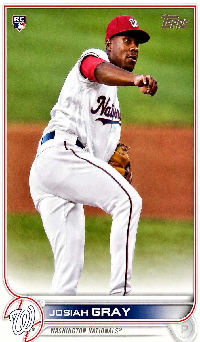 Josiah Gray 2022 Topps Baseball