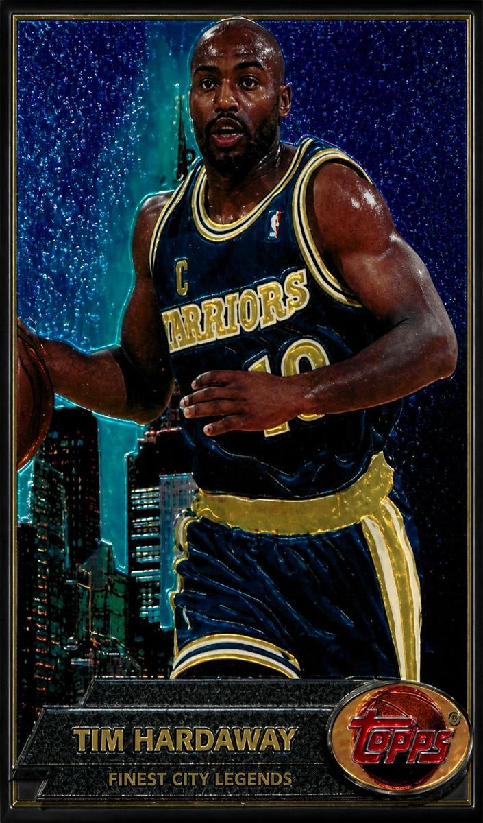 1994 Topps Finest Tim Hardaway #106 card