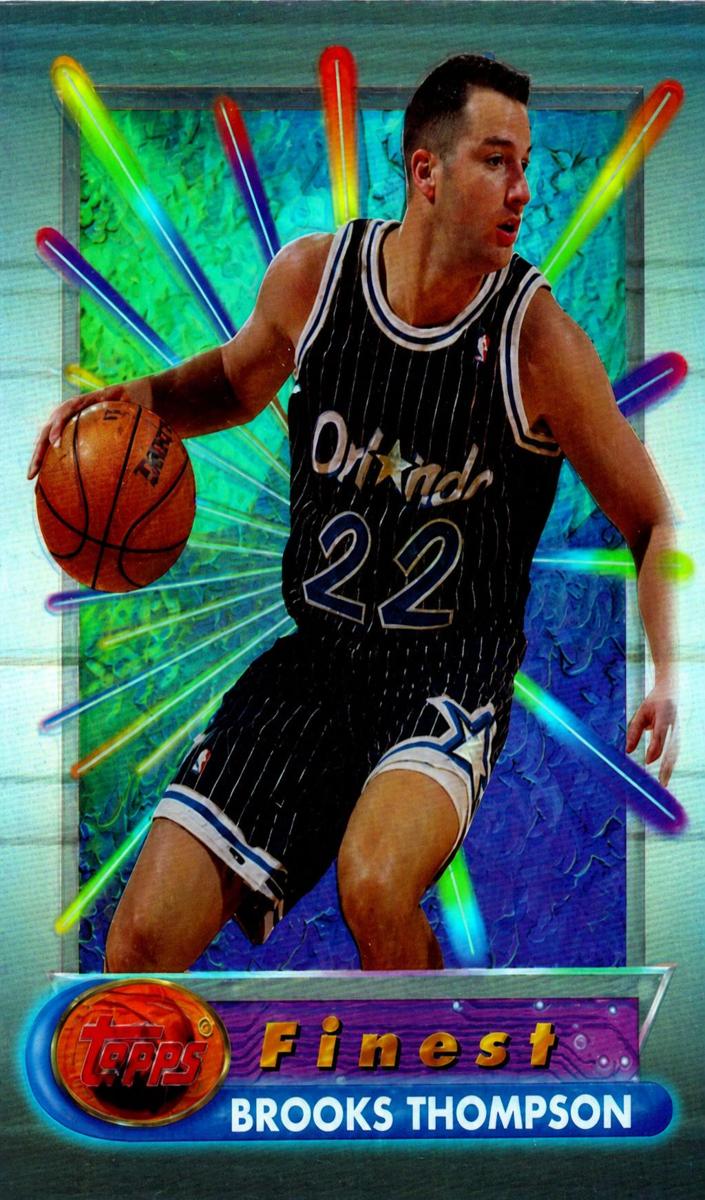 1994 Topps Finest Brooks Thompson #196 card