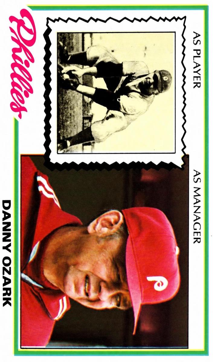 1978 Topps Danny Ozark #631 card