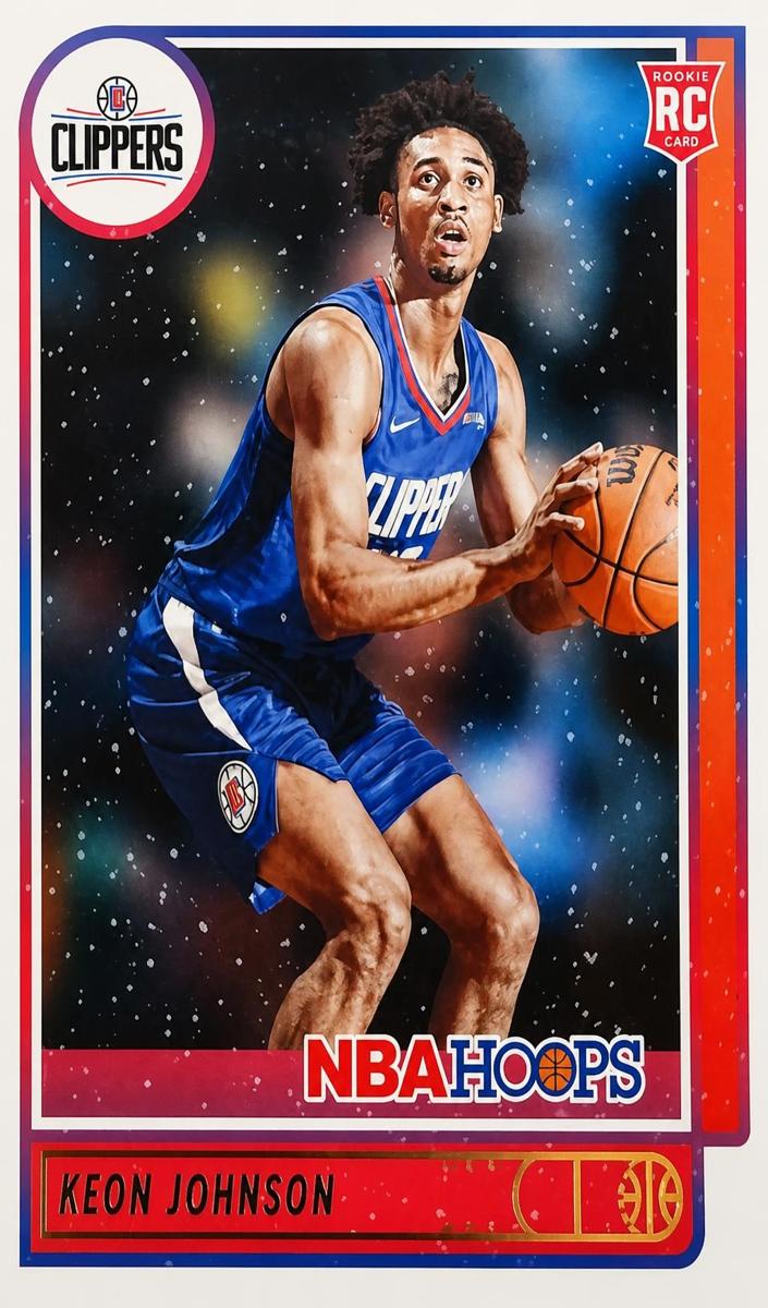 2021 Panini Hoops Keon Johnson #205 card