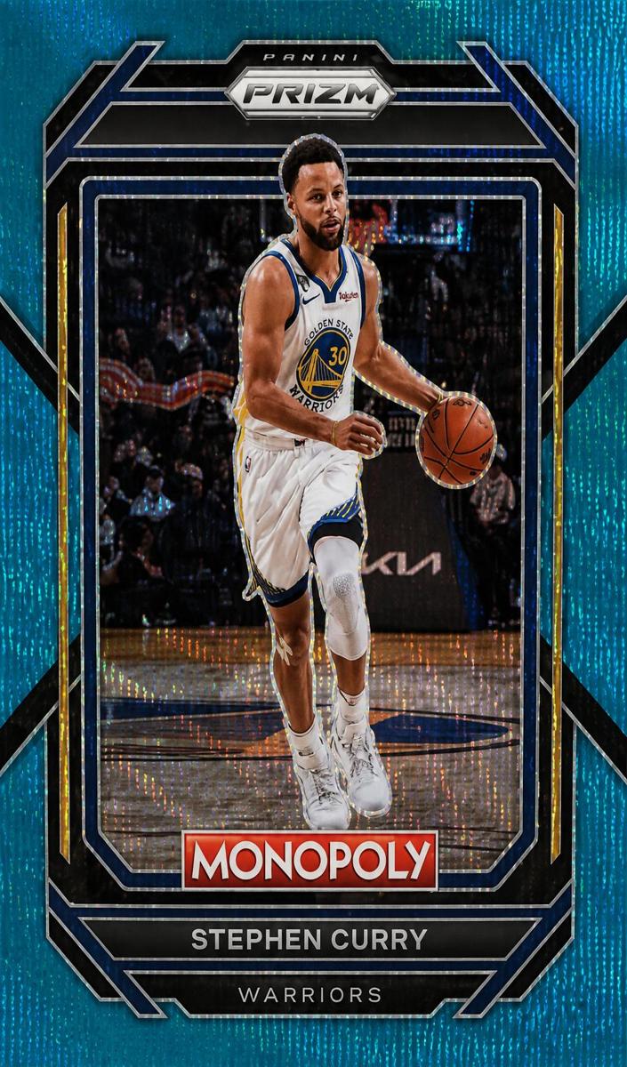 2022 Panini Prizm Monopoly Stephen Curry #28 card