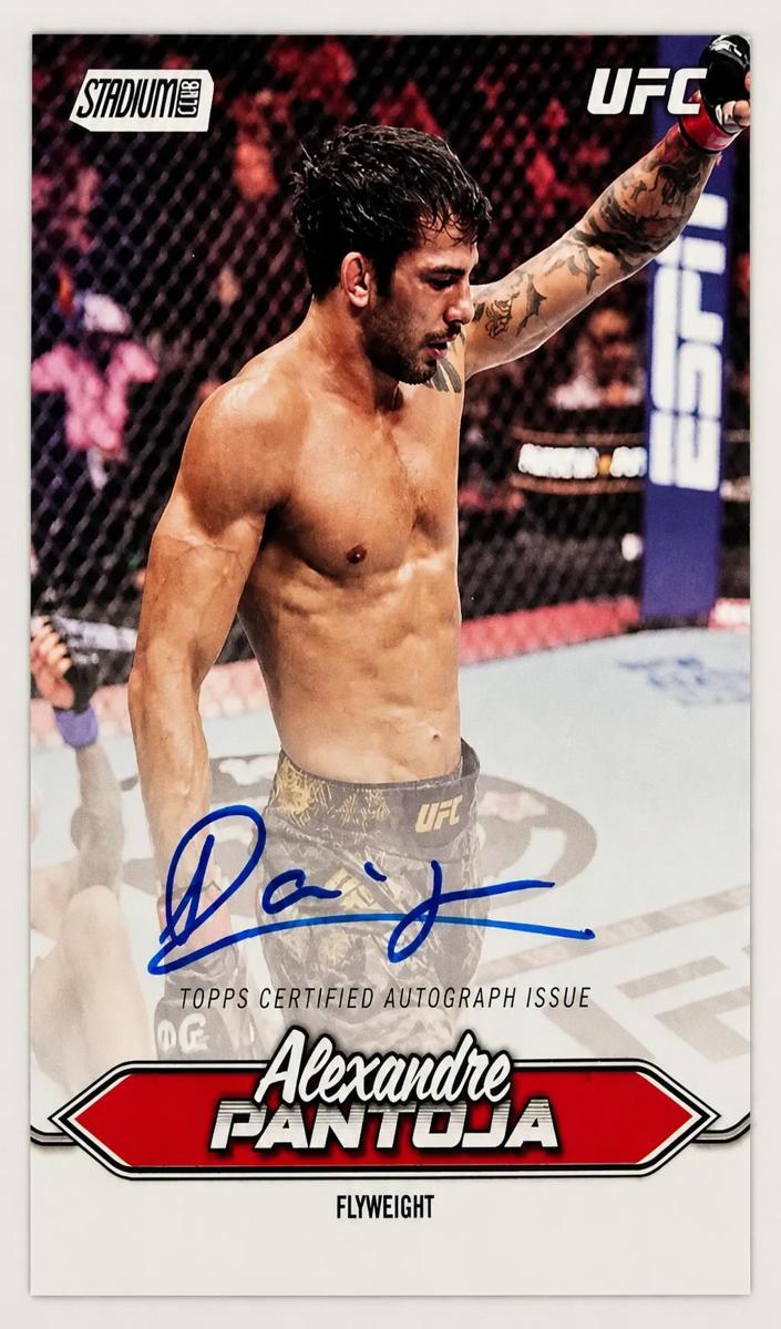 2025 Topps Stadium Club Alexandre Pantoja [Black] #BCA-APA card