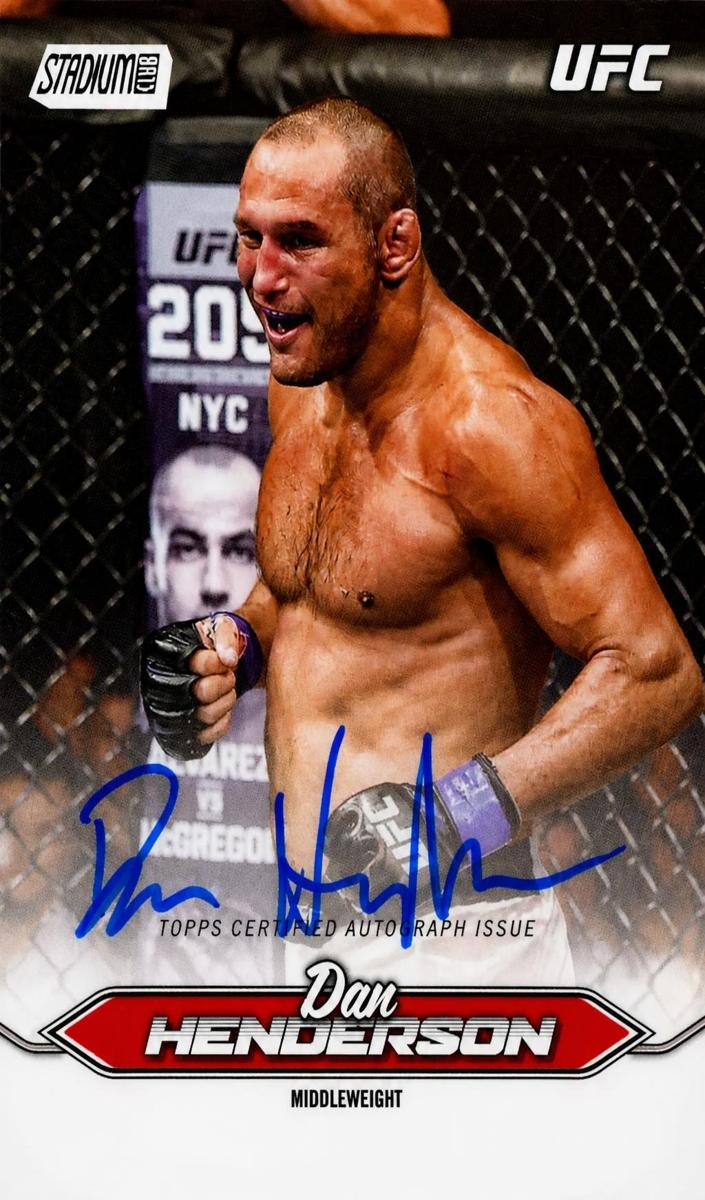 2025 Topps Stadium Club Dan Henderson #BCA-DHN card