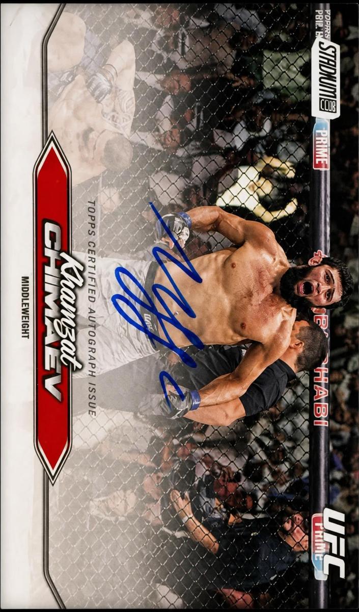 2025 Topps Stadium Club Khamzat Chimaev #BCA-KCV card