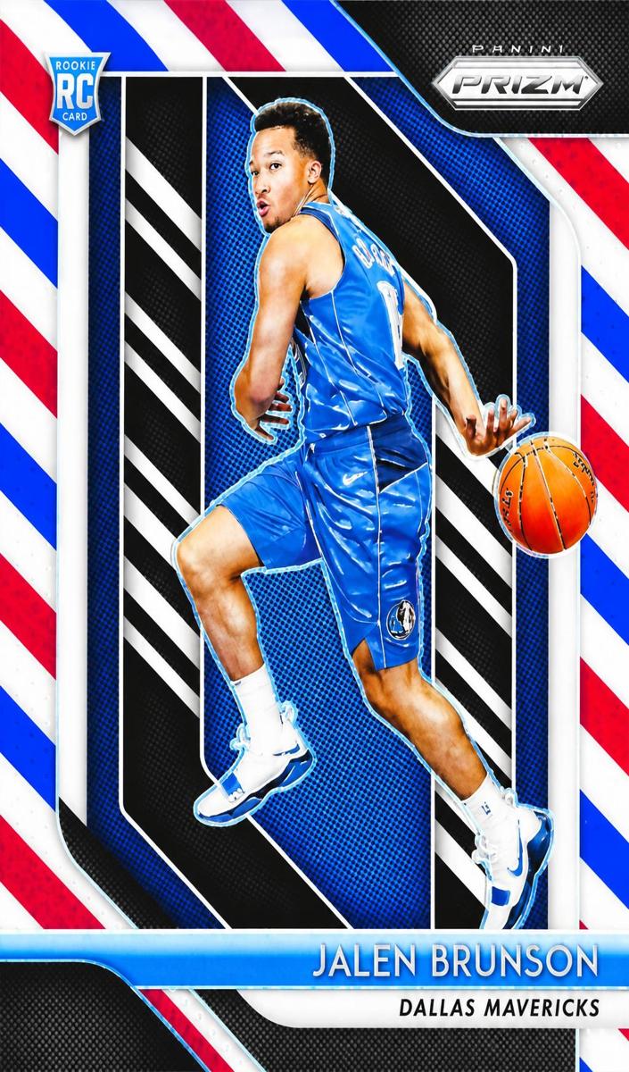 2018 Panini Prizm Red White & Blue #250 Brunson front