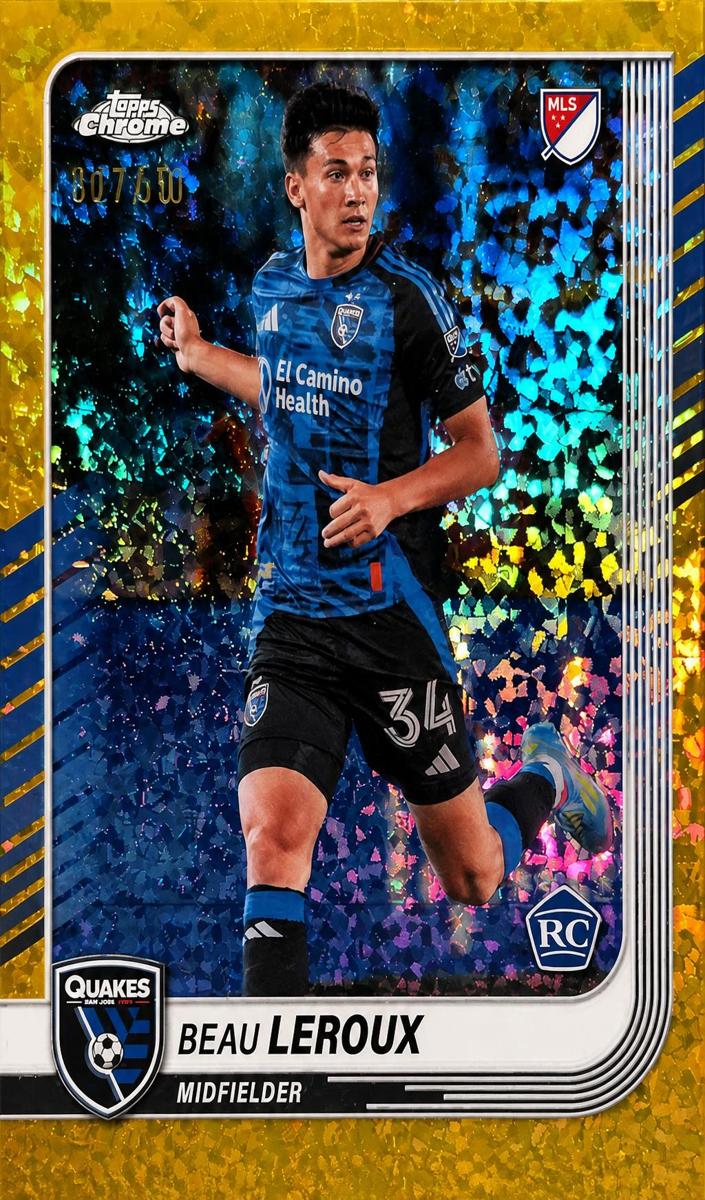 2025 Beau Leroux [Gold Wave Refractor] #120