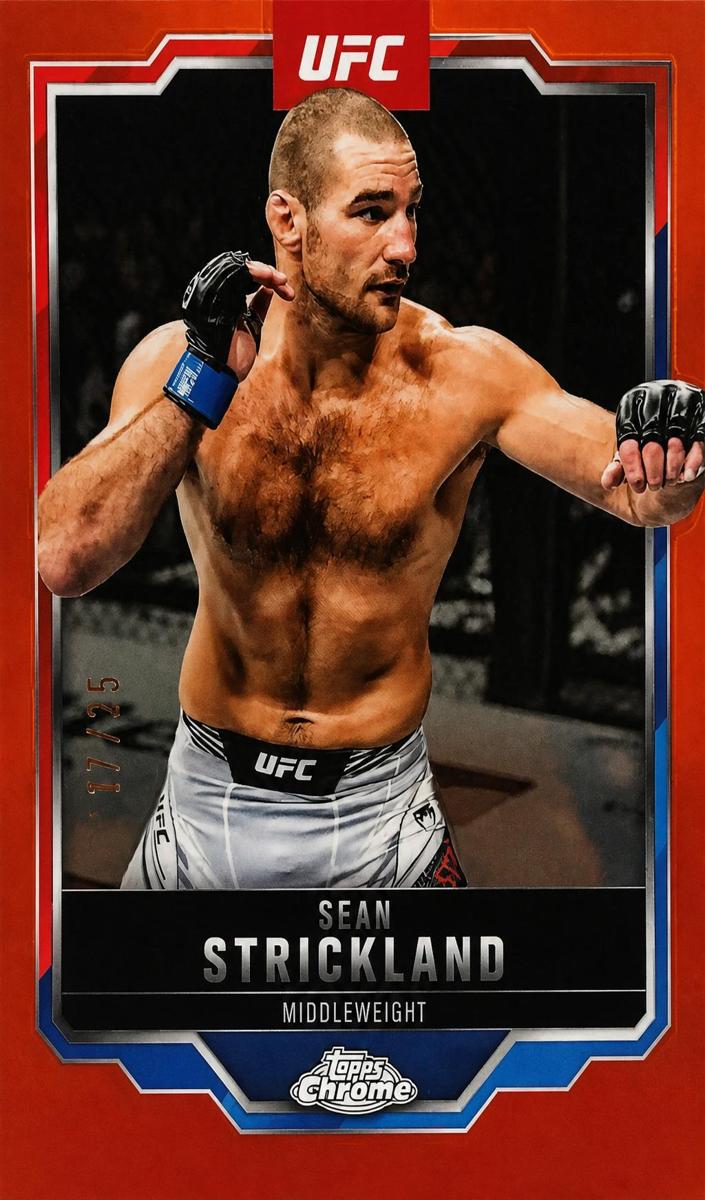 2025 Sean Strickland [Orange Refractor] #74