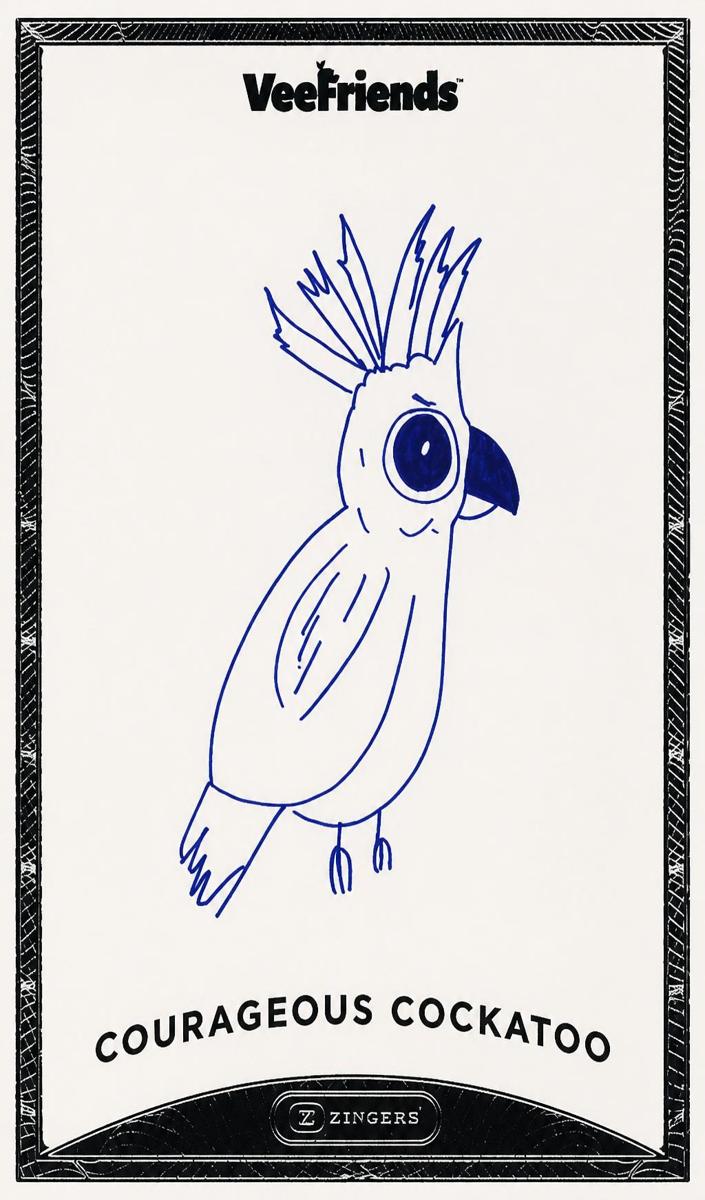 2022 Courageous Cockatoo [Bubble Gum] #61