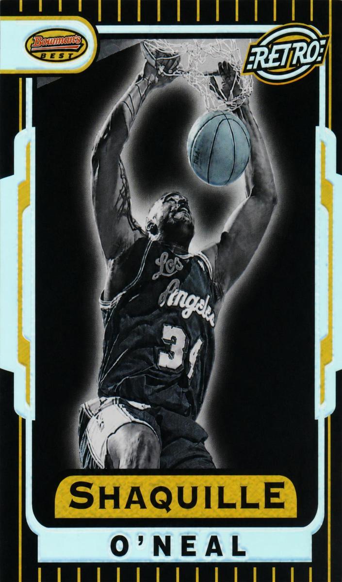 1996 Shaquille O'Neal [Refractor] #TB8
