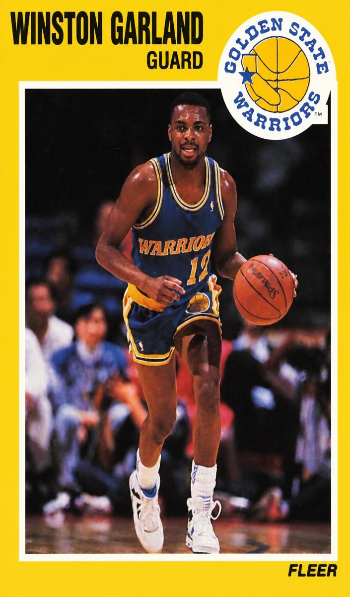 Winston Garland 1989 Fleer Basketball