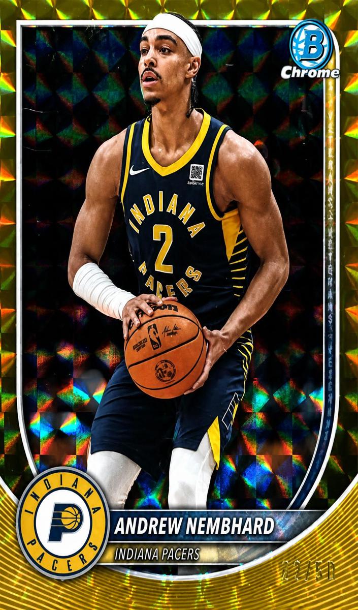 Andrew Nembhard 2025 Bowman Basketball card