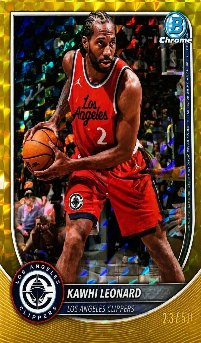Kawhi Leonard 2025 Bowman Basketball card