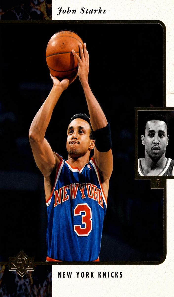 1995 SP John Starks #92 card