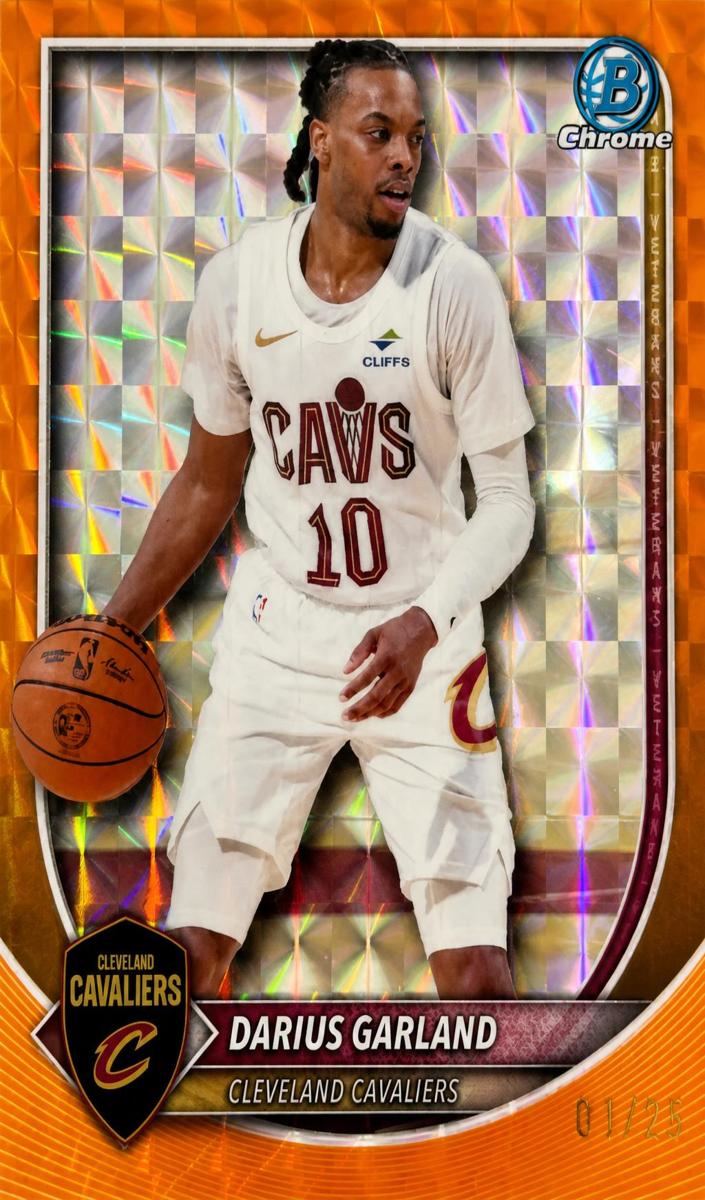 Darius Garland 2025 Bowman Basketball card