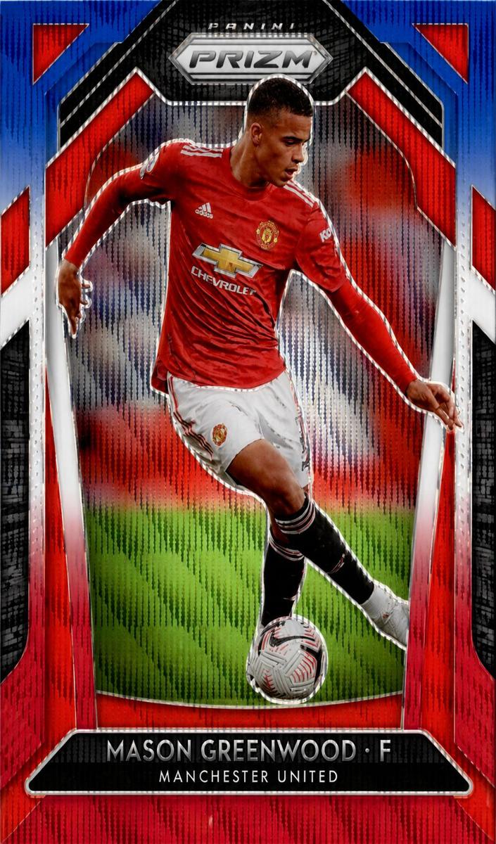 2020 Panini Prizm Premier League Mason Greenwood #15 card
