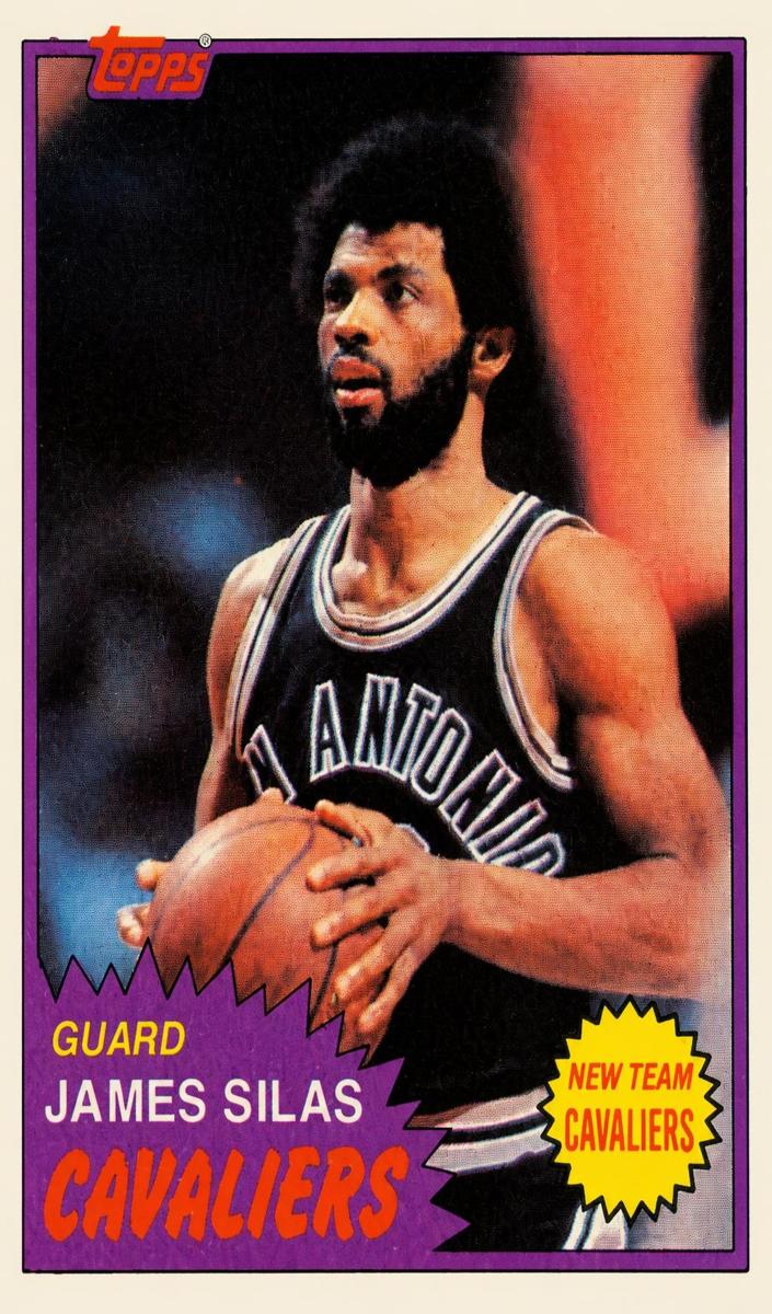 1981 James Silas #105