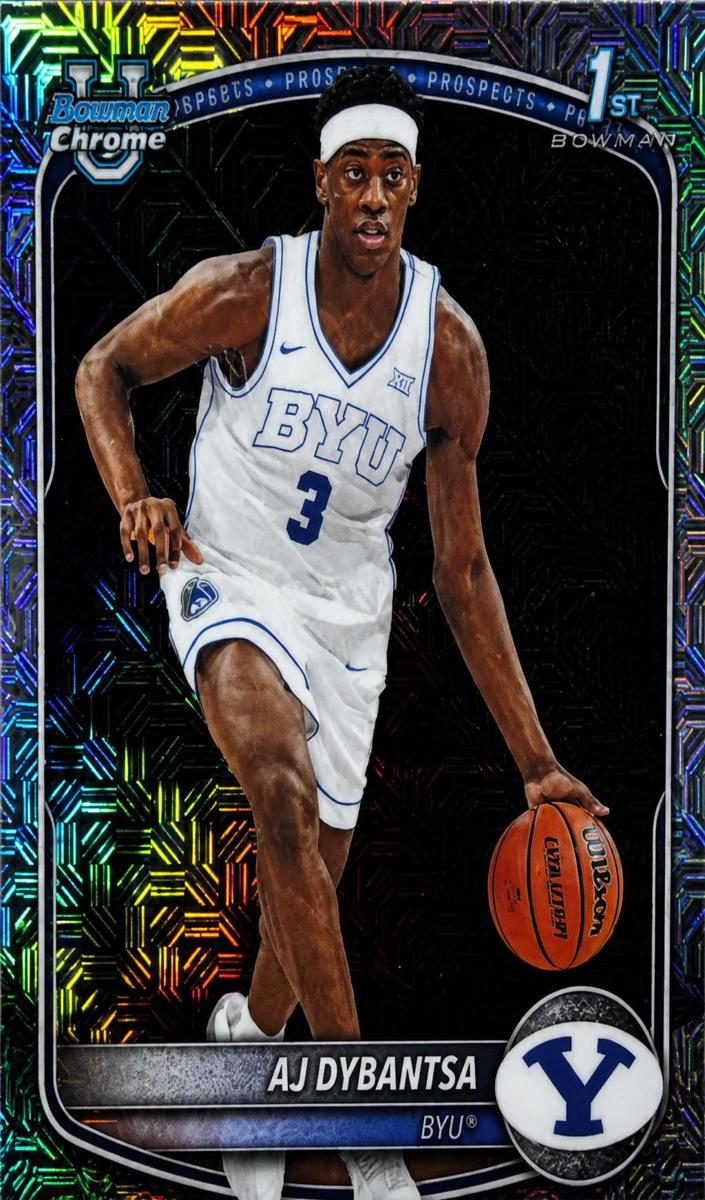 AJ Dybantsa 2025 Bowman Basketball card