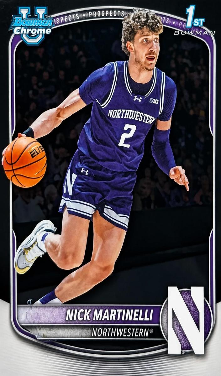 Nick Martinelli 2025 Bowman Basketball card