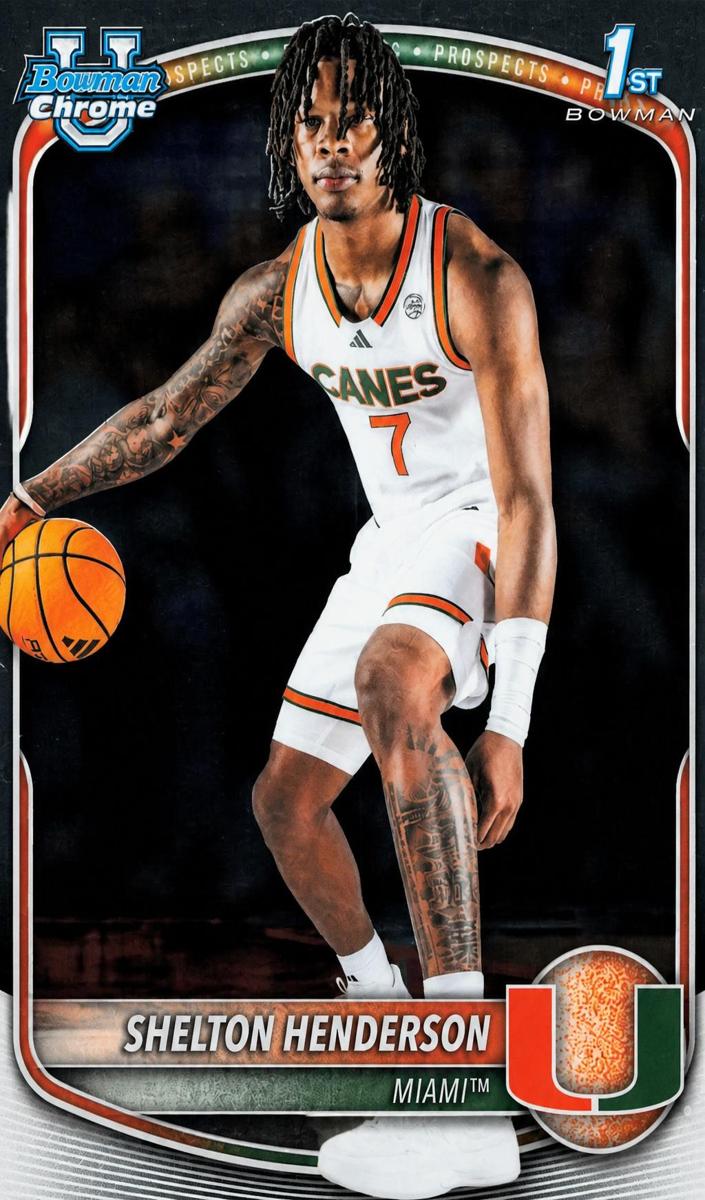 Shelton Henderson 2025 Bowman Basketball card