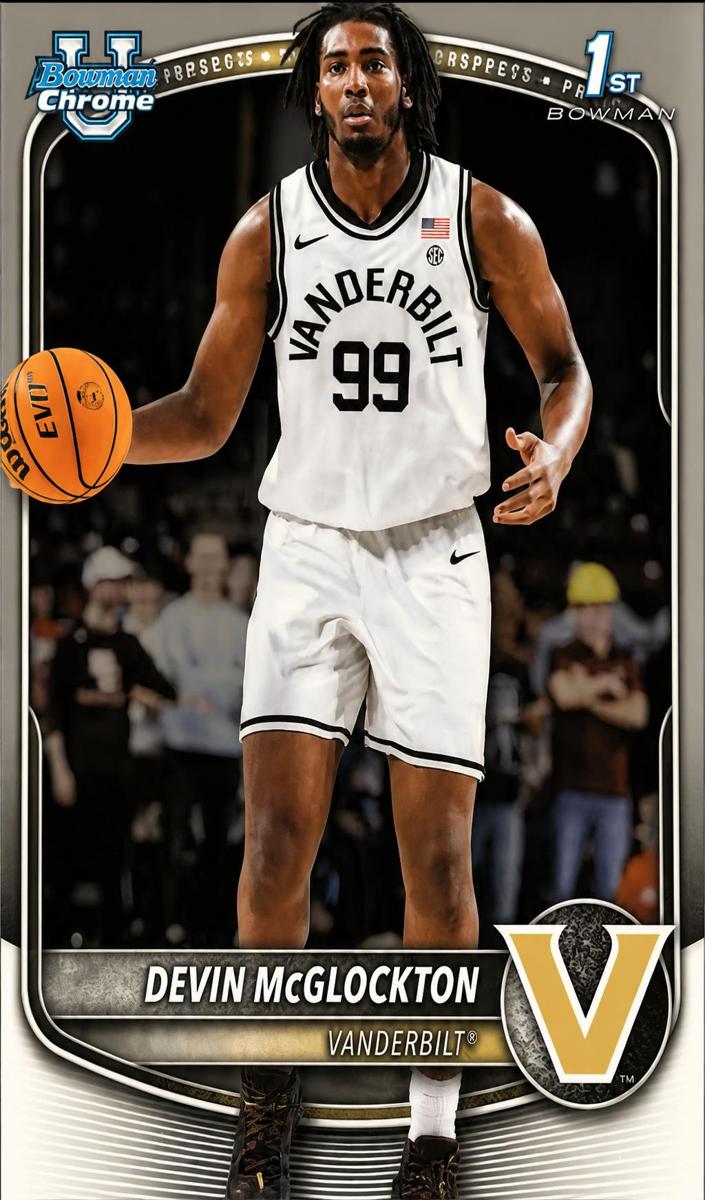 Devin McGlockton 2025 Bowman Basketball card