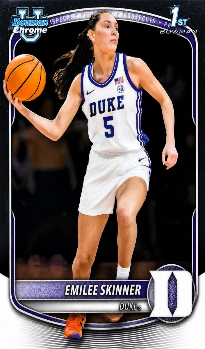 Emilee Skinner 2025 Bowman Basketball card