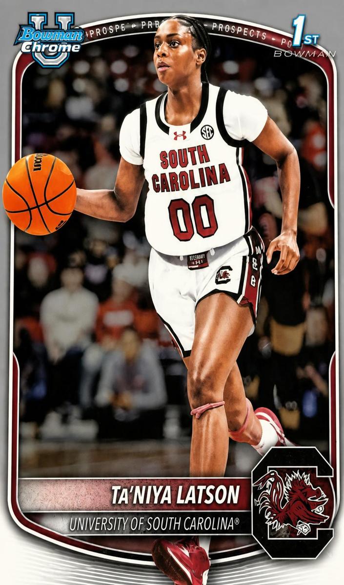 Ta'Niya Latson 2025 Bowman Basketball card