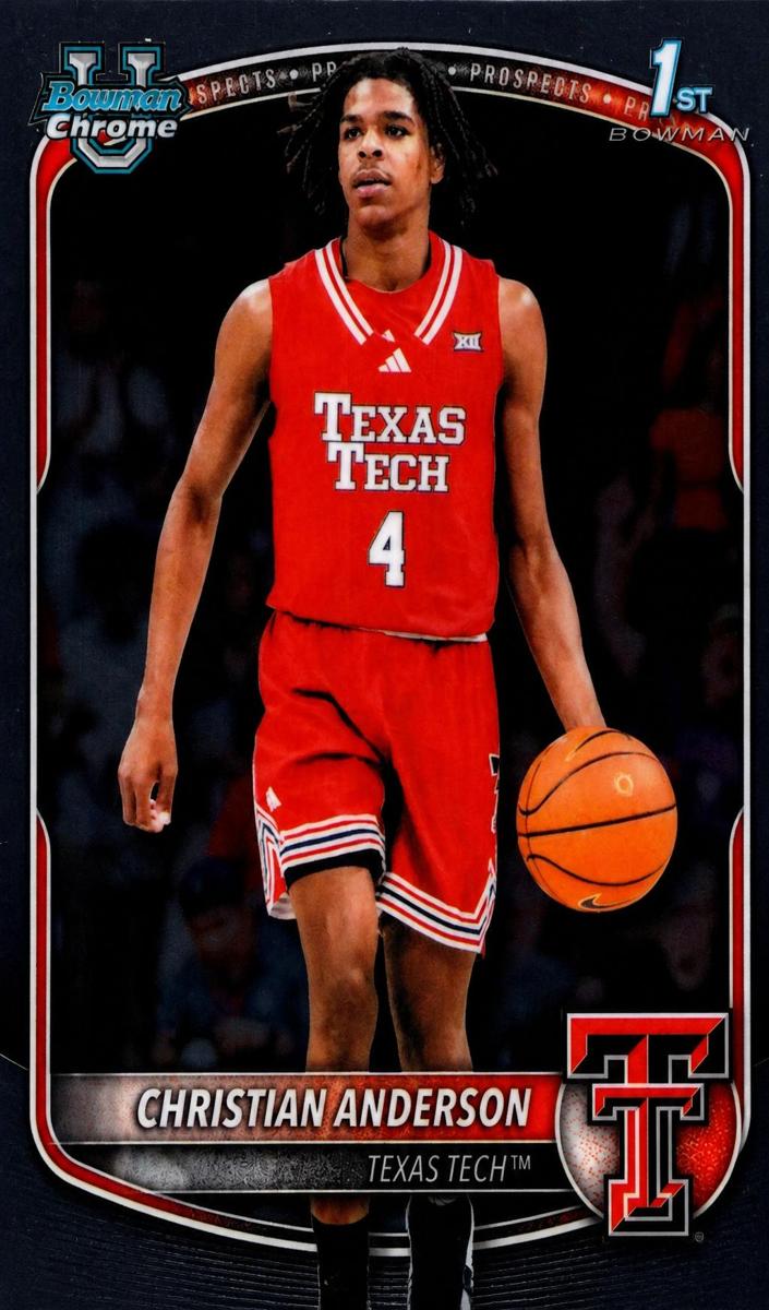Christian Anderson 2025 Bowman Basketball card