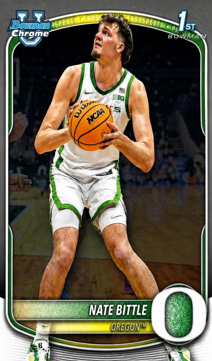Nate Bittle 2025 Bowman Basketball card