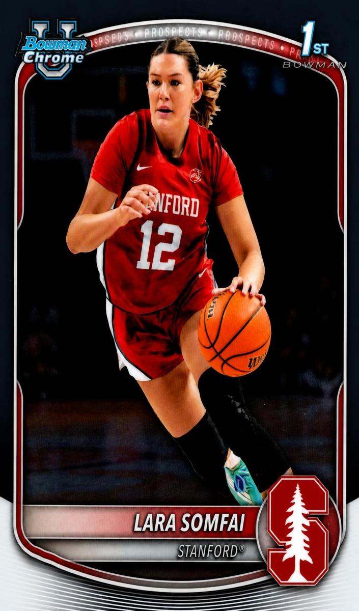 Lara Somfai 2025 Bowman Basketball card