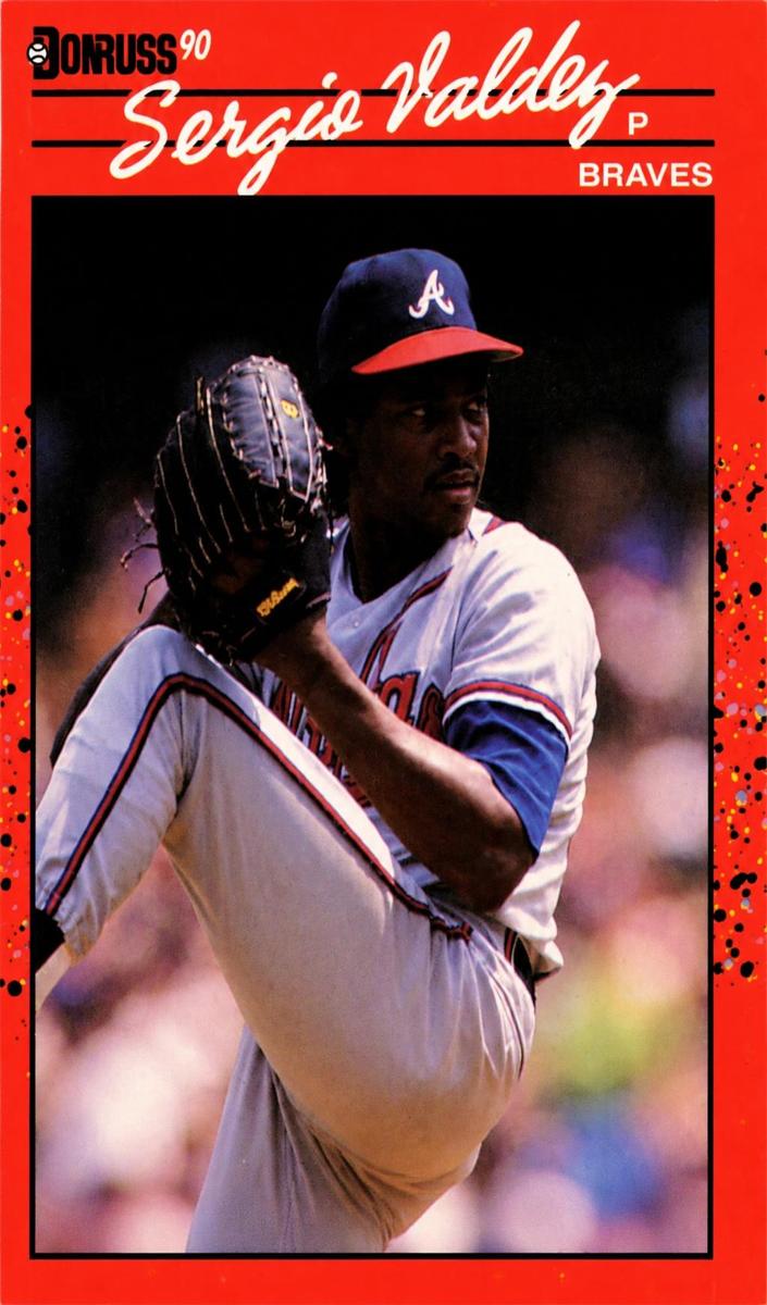 Sergio Valdez 1990 Donruss Baseball