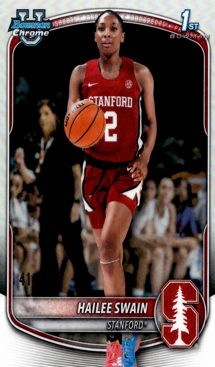 Hailee Swain 2025 Bowman Basketball card