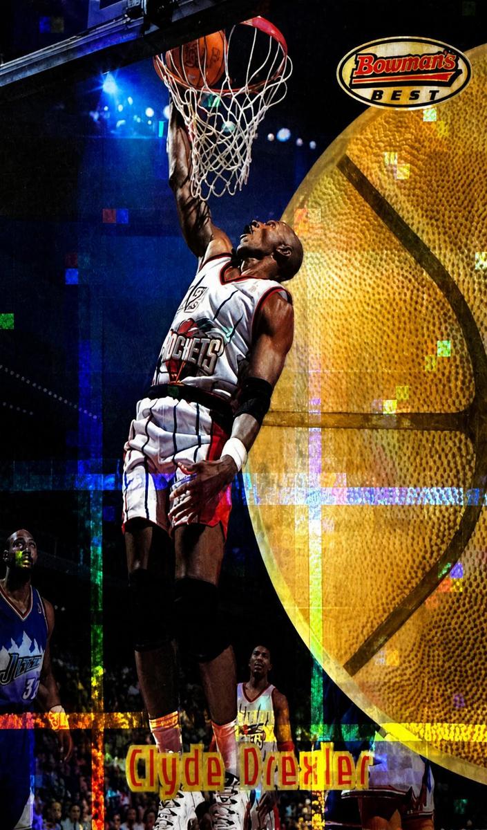 1997 Clyde Drexler [Atomic Refractor] #16