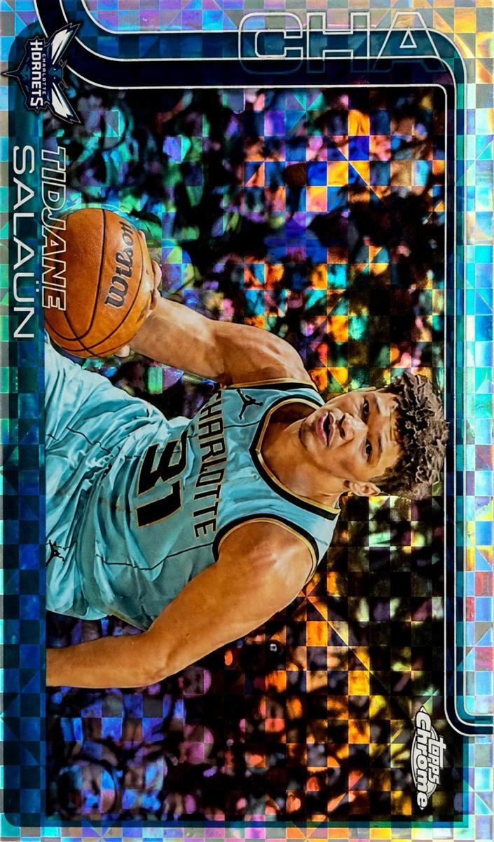 Tidjane Salaun 2025-26 Topps Chrome Basketball card