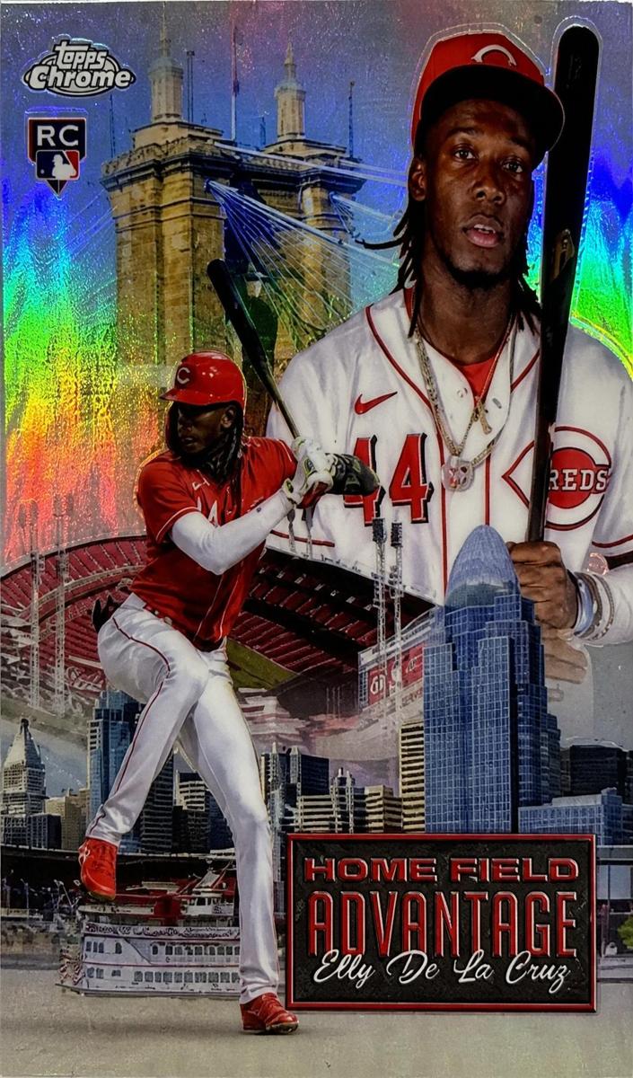 2024 Topps Chrome Update Home Field Advantage Elly De La Cruz #HFAC-1 card